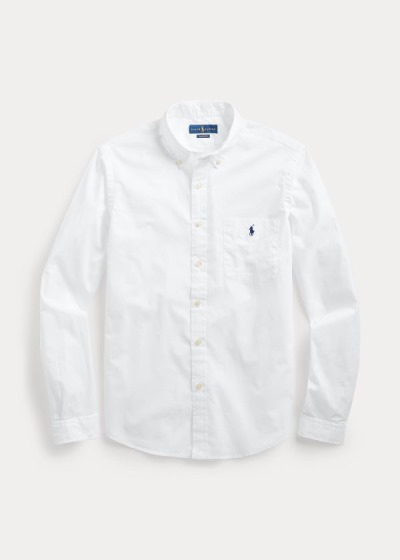 Camisa Polo Ralph Lauren Hombre Blancos - Classic Fit Garment-Dyed - VYSHR9824